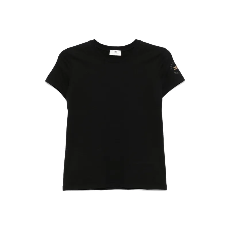 Elisabetta Franchi Logo print T shirt-0