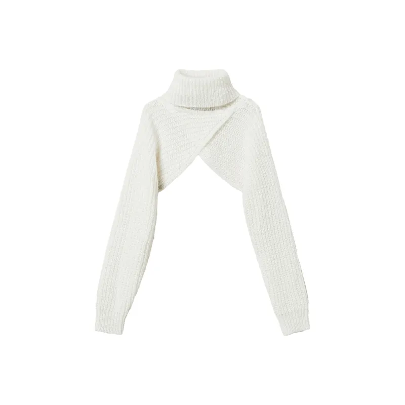 Twinset Roll neck Knit Shrug-0