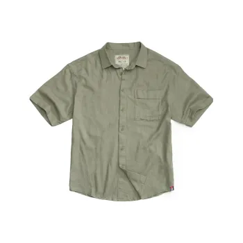 AKCLUB Free Cuba Series Shirt Men's Army Green