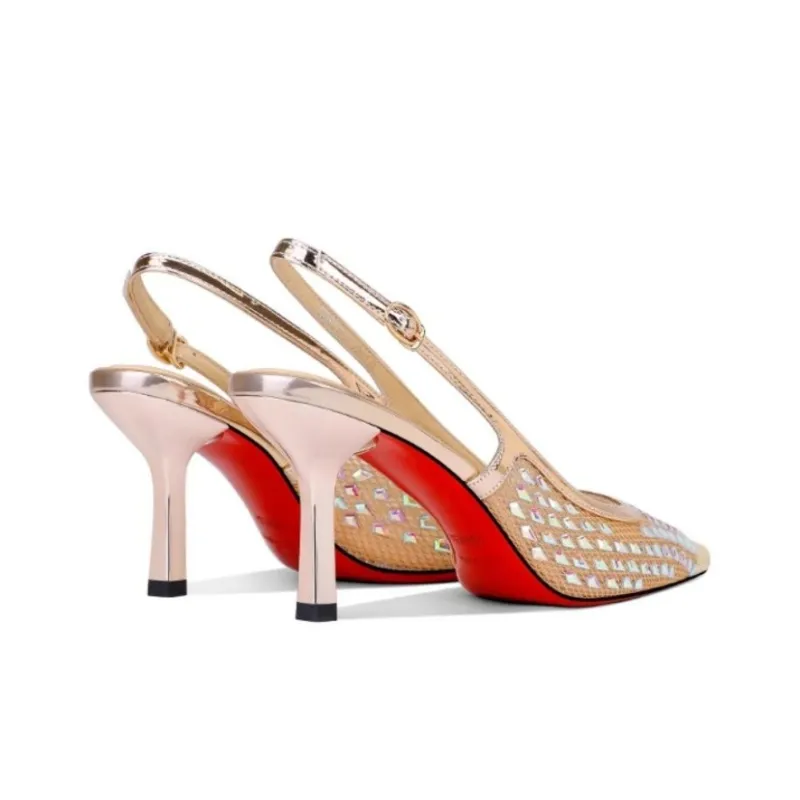 JESSICA SOPHIA Slim Heel High Heels 7cm Women's-3