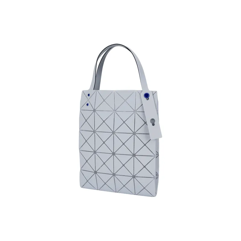 ISSEY MIYAKE CARAT PVC Polyvinyl Chloride Resin Diamond Bag, Tote Bag, Shopping Bag, Handbag Women's Light Gray-1