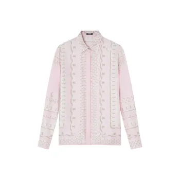 VERSACE Treasure Foulard Long Sleeved Shirt