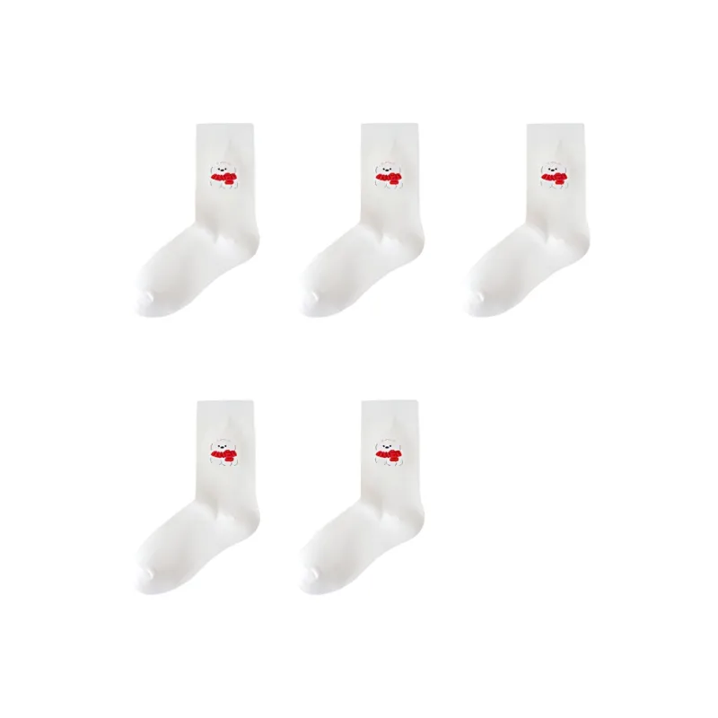 H YXIANG Mid Calf Socks Women's Combo Set-34