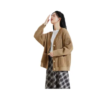 Tonlion Knitwear Women's Morandi Coffee
