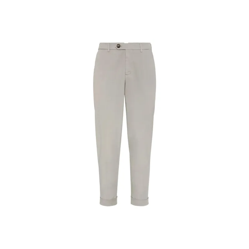 Brunello Cucinelli Italian Fit Gabardine Trousers-0