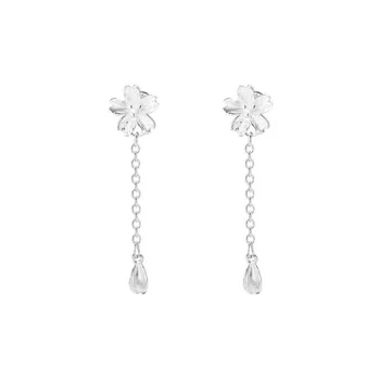 NVBBK 999 Fine Silver Earrings Women's