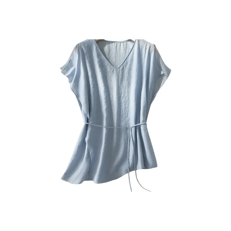 IHIMI Shirts Women's Aqua Blue-2
