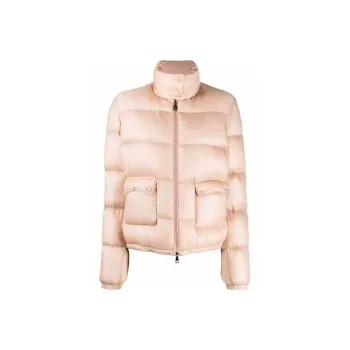 Moncler Lannic Full Zip Puffer Jacket With Two Pockets 'Pink'