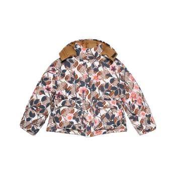 GUCCI X The North Face Floral Down Parka Ivory/Pink