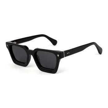 ROLLOTD Plate Frame Square Sunglasses Unisex