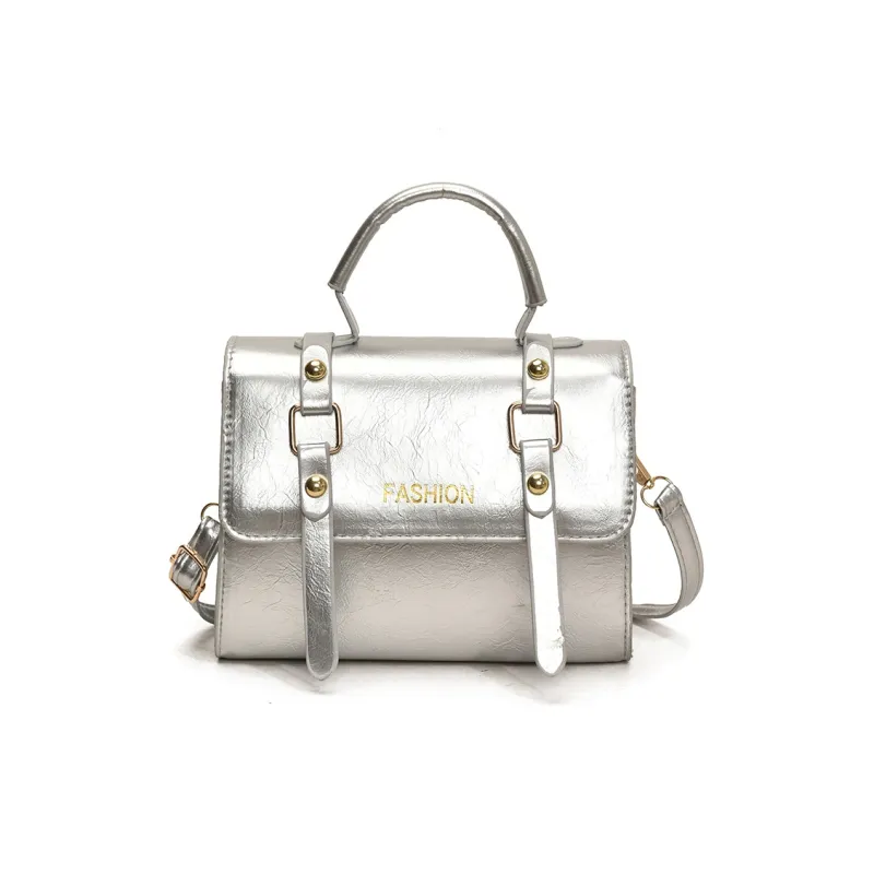 Yalu PU Handbag Women's Beige & Coffee/White/Silver/Black/Blue/Pink/Coffee-8