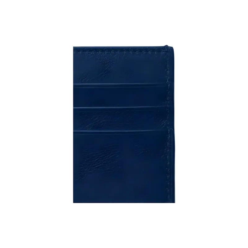 MONTBLANC Meisterstuck Full grain Calf Leather Card Holder Men's Midnight Blue-3