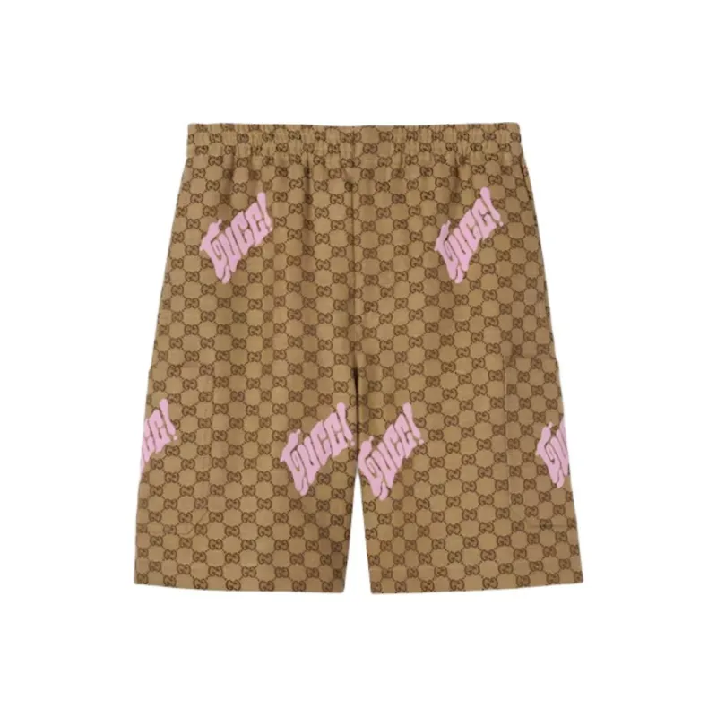 GUCCI FW25 Casual Shorts Men's Dark Brown-0