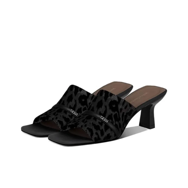 JESSICA SOPHIA Rubber Sole Slip Resistant Abrasion Resistant Slide Slippers Women's-1