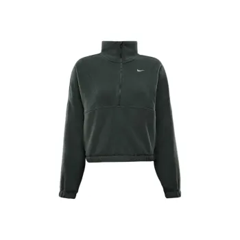 Nike One Women's Therma FIT Oversized 1/2 Zip Fleece Top