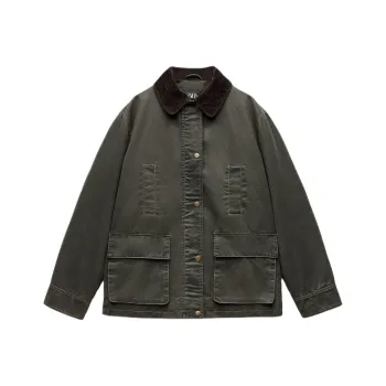 ZARA Jackets Coats Women's Green