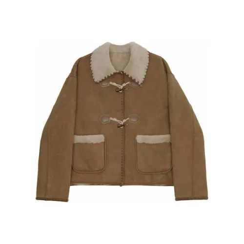 DESIGNER PLUS Jackets Coats Women's Ginger Cookie