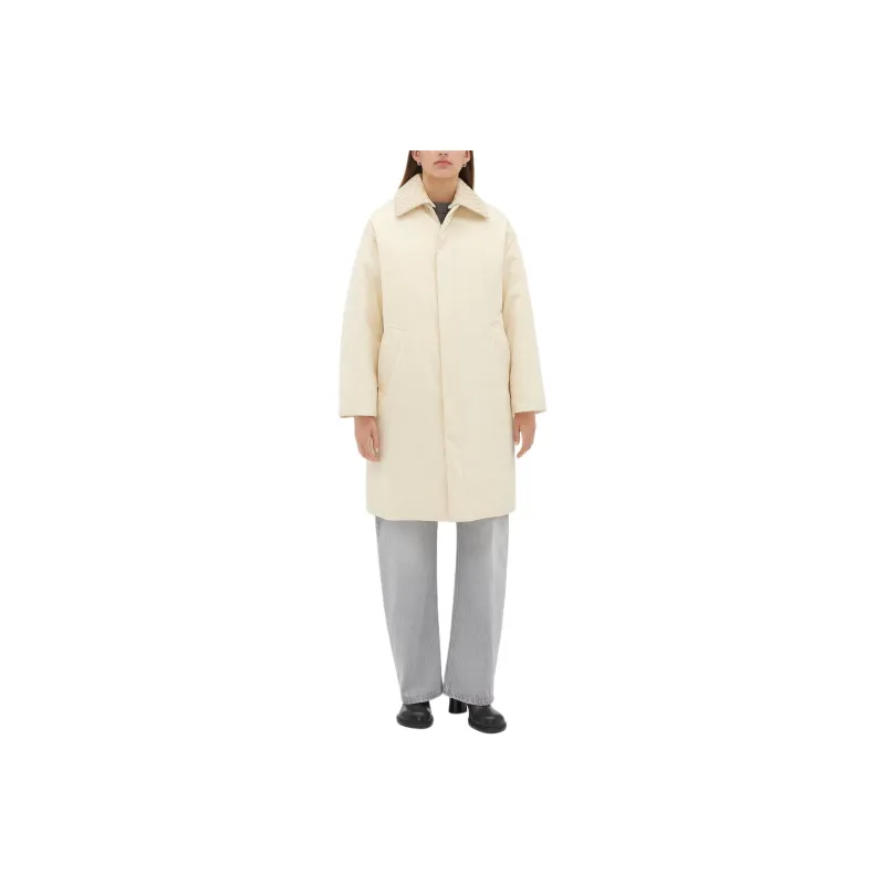 Bottega Veneta Jackets Coats Women's Sea Salt Yellow-0