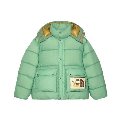 GUCCI X Moncler Zip Up Padded Jacket Padded Jacket Aqua