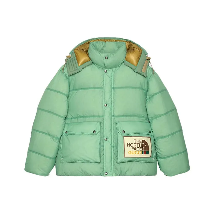 GUCCI X The North Face Padded Jacket Aqua-0