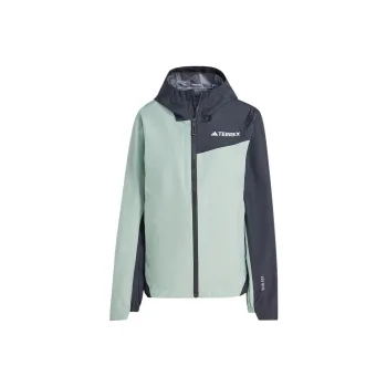 Adidas Terrex Multi 2.5l Rain.Rdy Jacket Jackets Coats Women's Silver Green