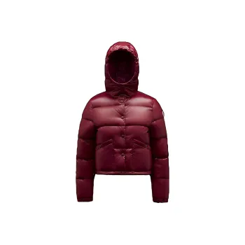 Moncler Women's Bardanette Short Down Jacket Garnet Red
