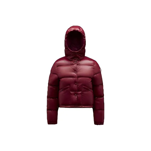 Moncler Women's Bardanette Short Down Jacket Garnet Red