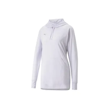 PUMA Modest Activewear Training Hoodie Women's Sweatshirt Women's Light Purple