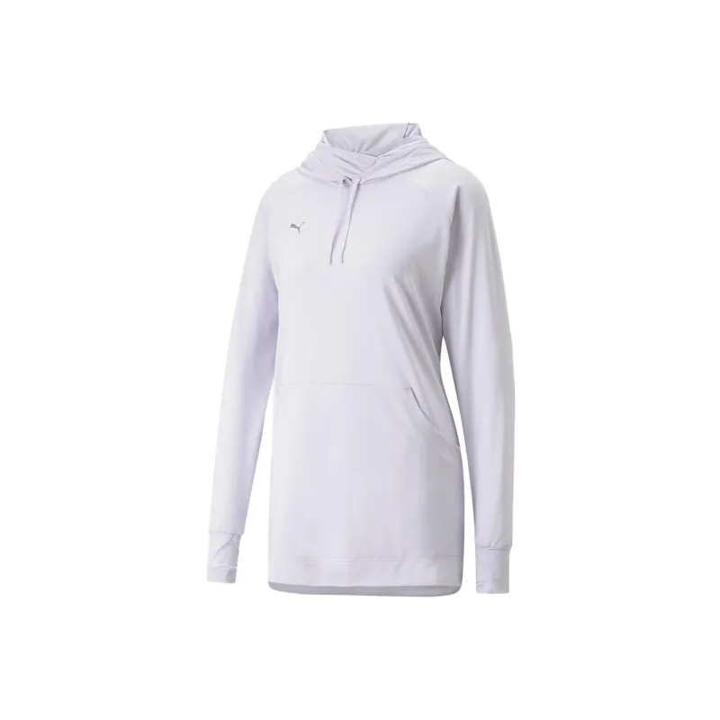 PUMA Modest Activewear Training Hoodie Women's Sweatshirt Women's Light Purple-0