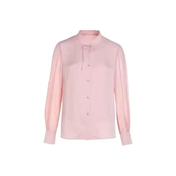 QIAOWANNI Shirt Women's Coral Pink