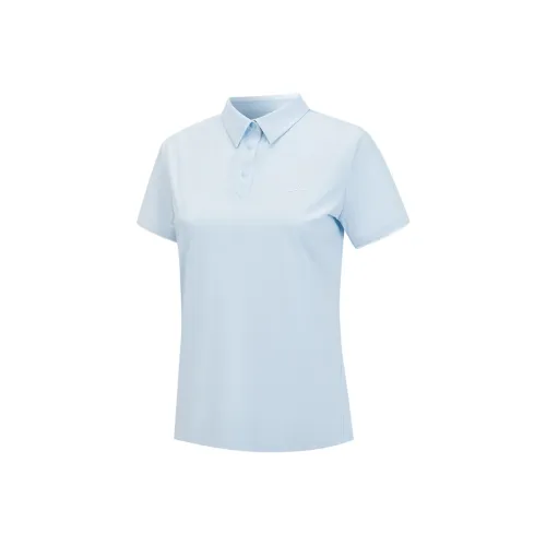 XTEP Polo Shirt Women's Clearwater Blue