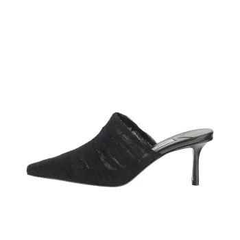 Jimmy Choo Closed Toe Slippers 6.5cm Women's Black