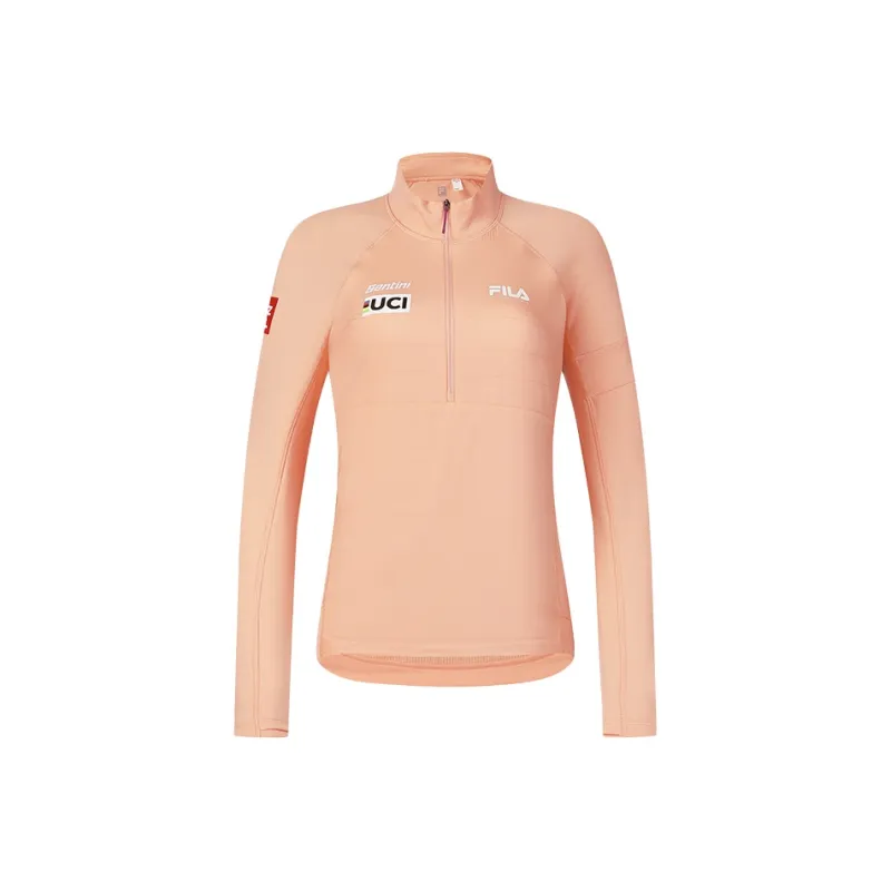 FILA Raglan Sleeve T Shirt Women's Dark Light Orange-0