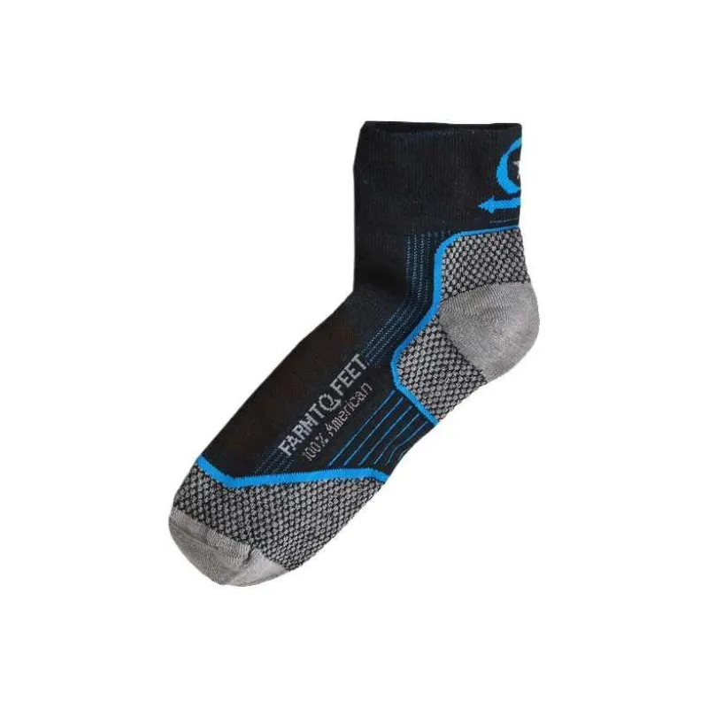 Patagonia FarmtoFeet®Damascus Ankle Socks Unisex 1 Pack Gray, Black-2