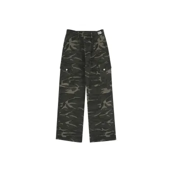 FCB ARCELONA Casual Pants Unisex Large Pocket Camouflage