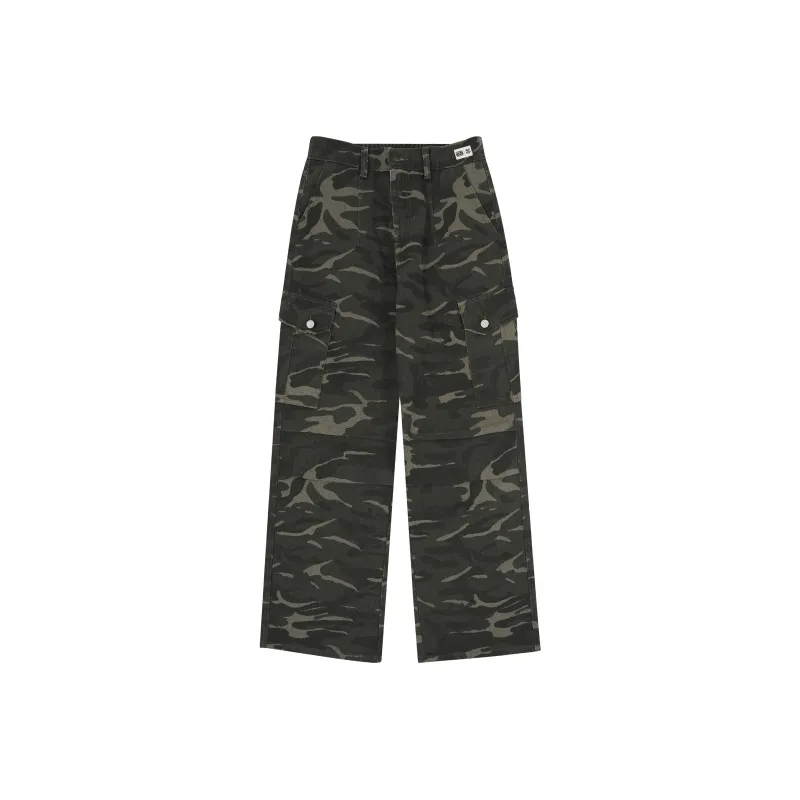 FCB ARCELONA Casual Pants Unisex Large Pocket Camouflage-0