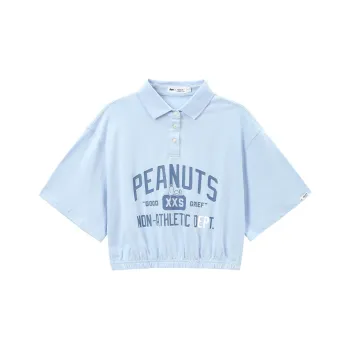 FUN X Snoopy SS24 Polo Shirt Women's Cloud Blue