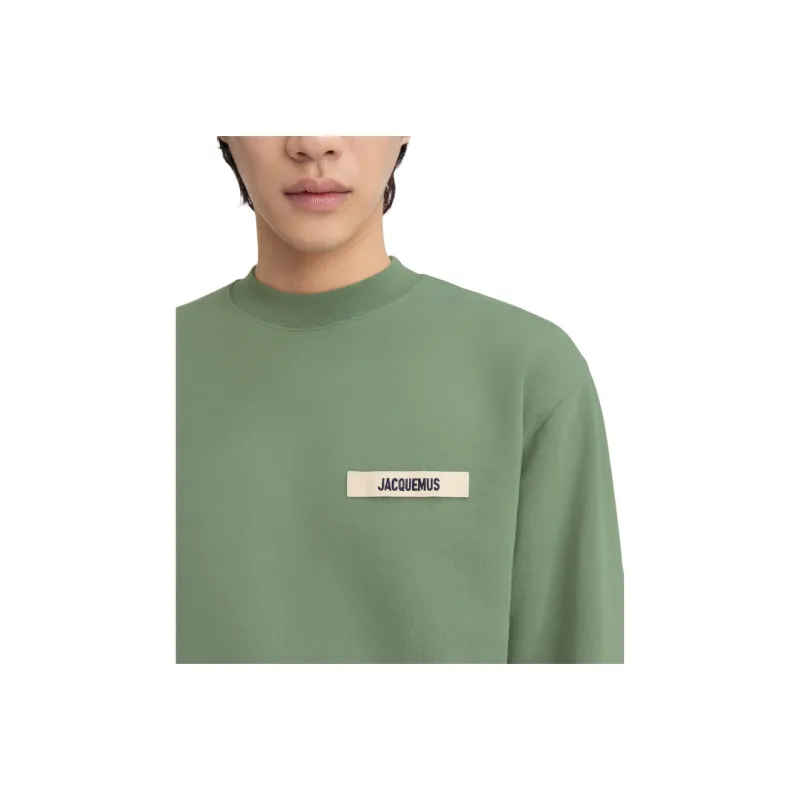 Jacquemus Logo Patch Crewneck Sweatshirt-3
