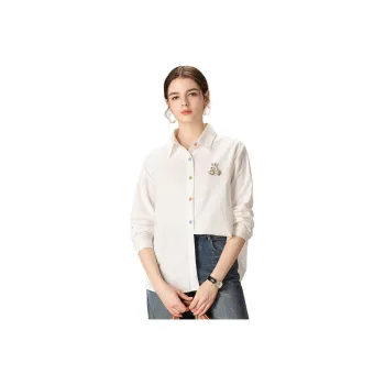 FENHONGMALI Shirt Women's White