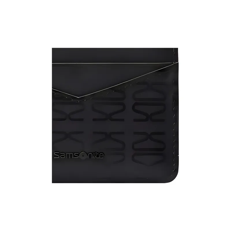 SAMSONITE Cow Leather Material Card Holder Men's Black-4