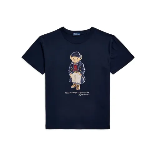 Polo Ralph Lauren Bear Motif Crewneck T-Shirt