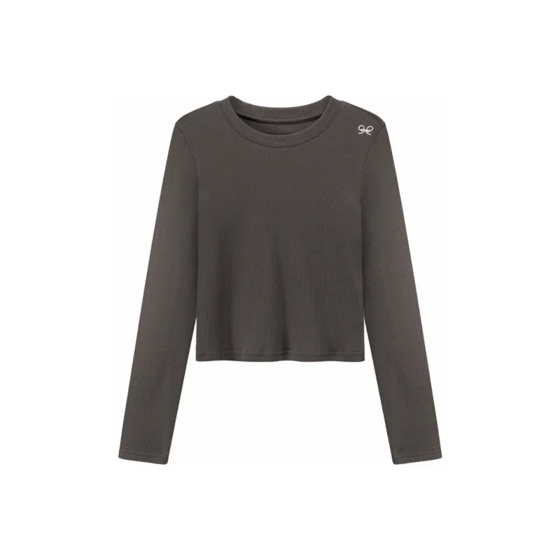 CHUU T Shirts Women's Carbon Gray-0