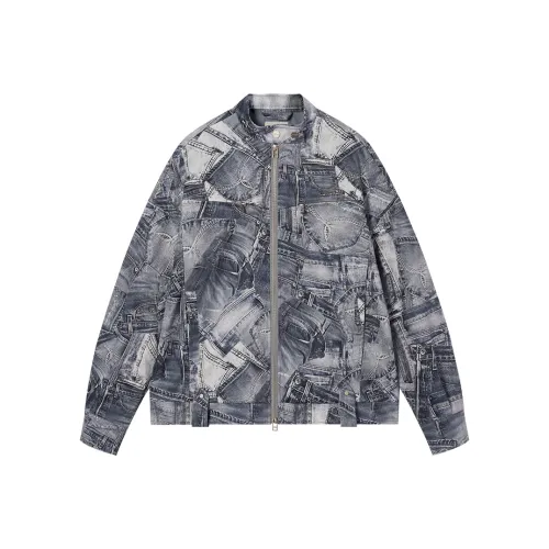 EPTISON WOMAN Jackets Coats Women's Imitation Denim Blue
