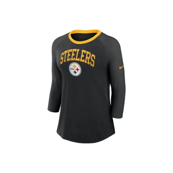 Nike Pittsburgh Steelers Women's Nike Nfl 3/4 Sleeve T Shirt