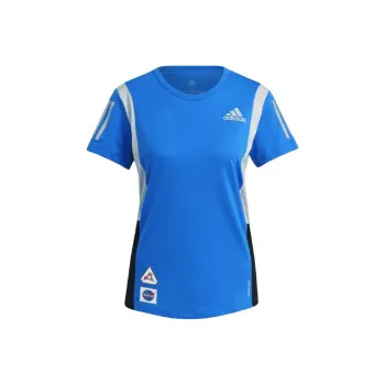 Adidas x SOFT NASA Collaboration AEROREADY T Shirt Women's Soccer Blue