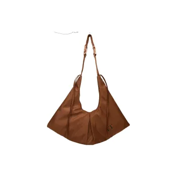 Everthames Nylon Fabric Shoulder Bag Regular Unisex Brown