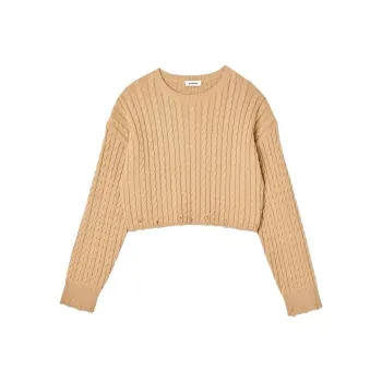 Sandro Cable knit Cropped Jumper