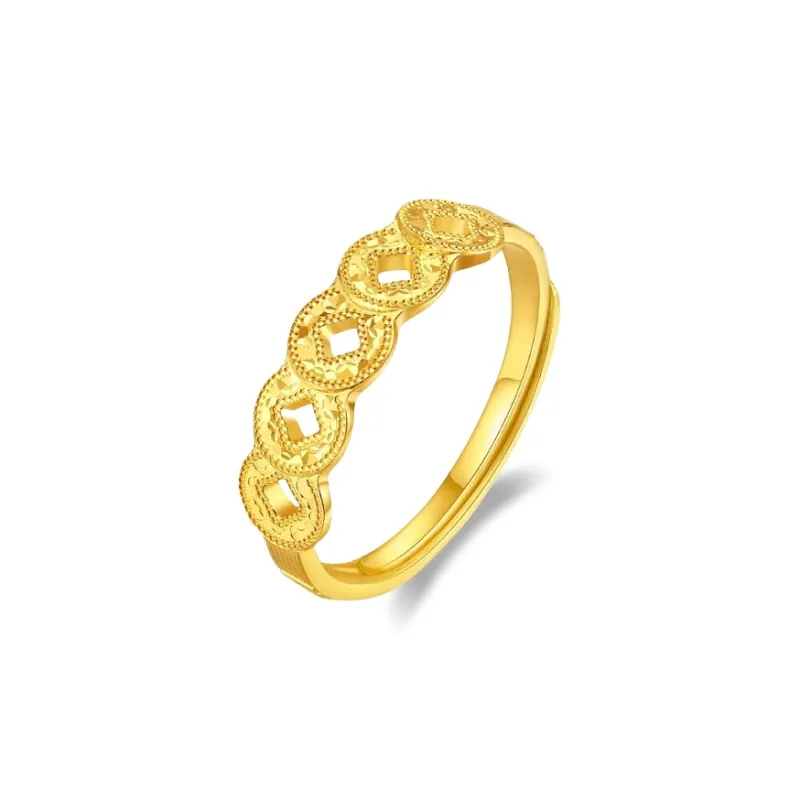 CUTE DAME 999 Fine Silver Rings Women's-0
