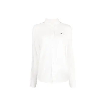 LACOSTE Logo embroidered Long sleeve Piqué Shirt