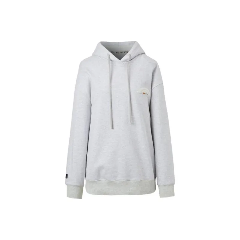 III VIVINIKO Sweatshirts Women's Light Gray-0